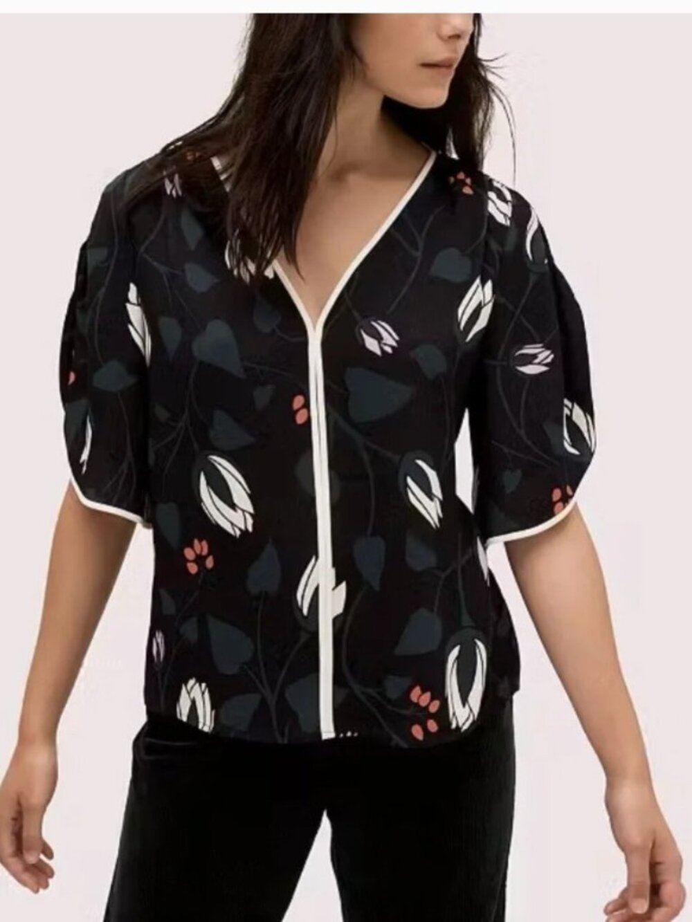 Kate Spade New York Deco Blouse - XXS